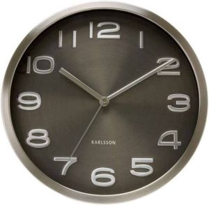 Karlsson Wandklok Maxie Zwart Ø29cm