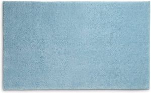 Kela Badmat 100 x 60 cm Polyester IJs Blauw Maja