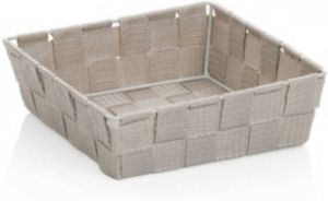 Kela Mand 19 x 19 cm Polypropyleen Zilvergrijs Alvaro