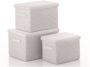 Kela Rimossa Mand Set van 3 Stuks Wit - Thumbnail 1