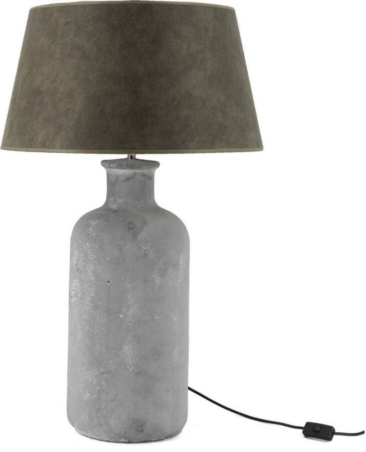Kolony Aardewerk lampenvoet KY decorations betonlook tafellamp exclusief lampenkap
