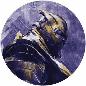 Komar Avengers Painting Thanos Vlies Zelfklevend Fotobehang 125x125cm Rond