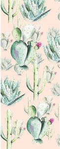 Komar Cactus Rose Vlies Fotobehang 100x250cm 1-baan