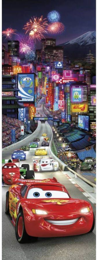 Komar Fotobehang Papier fotobehang Cars Tokio grootte 73 x 202 cm (1 stuk)