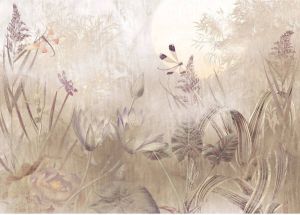 Komar Dragonfly Pond Vlies Fotobehang 350x250cm 7-banen