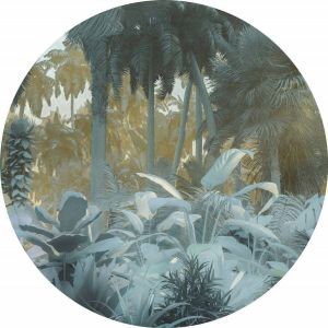 Komar Exotic Jungle Vlies Zelfklevend Fotobehang 125x125cm rond