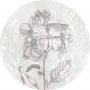 Komar Vliesbehang Barok Beauty 125 x 125 cm (breedte x hoogte) rond en zelfklevend (1 stuk) - Thumbnail 1