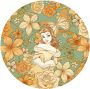 Komar Vliesbehang Belle Spirit of Autumn 125 x 125 cm (breedte x hoogte) rond en zelfklevend (1 stuk) - Thumbnail 1