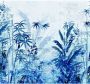 Komar Blue Jungle Vlies Fotobehang 300x280cm 3-banen - Thumbnail 1