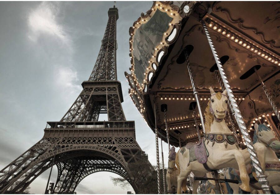 Komar Carrousel de Paris Papier Fotobehang 184x127cm 1-Deel