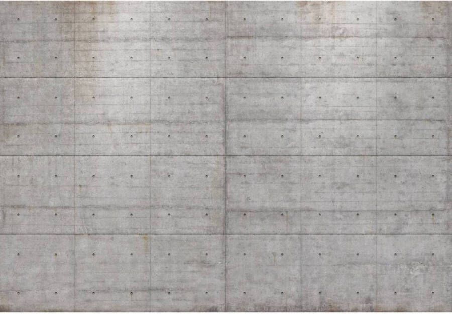 Komar Fotobehang Concrete blok 368x254 cm (breedte x hoogte) inclusief pasta (set)