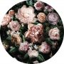 Komar Vliesbehang Flower couture 125 x 125 cm (breedte x hoogte) rond en zelfklevend (1 stuk) - Thumbnail 1