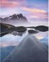 Komar Glowing Vestrahorn Vlies Fotobehang 200x250cm 2-banen - Thumbnail 1