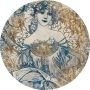 Komar Vliesbehang Goddess 125 x 125 cm (breedte x hoogte) rond en zelfklevend (1 stuk) - Thumbnail 1