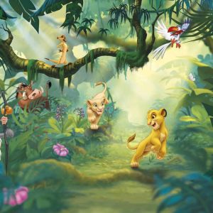 Komar Fotobehang Lion King Jungle zeer lichtbestendig (set)