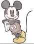 Komar Fotobehang Mickey Essential 100 x 127 cm (breedte x hoogte) zelfklevend vlies - Thumbnail 1