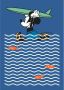 Komar Vliesbehang Mickey gone Surfin' 200x280 cm (breedte x hoogte) (set) - Thumbnail 1