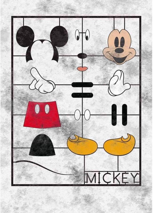 Komar Mickey Kit Vlies Fotobehang 200x280cm 4-banen