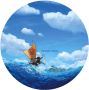 Komar Fotobehang Moana Ocean is calling 125 x 125 cm (breedte x hoogte) rond en zelfklevend - Thumbnail 1