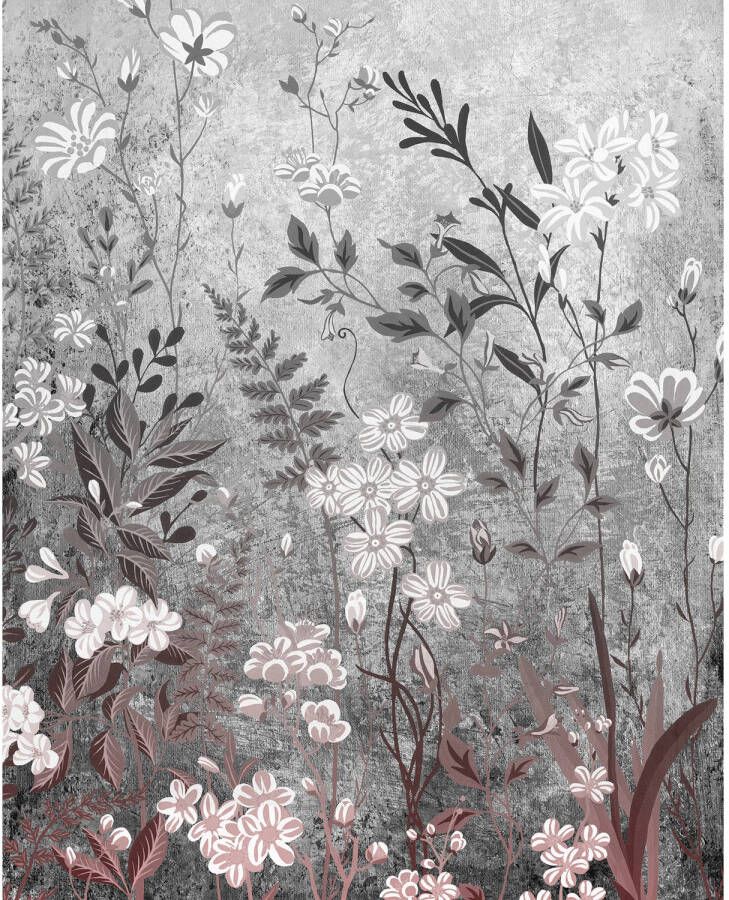 Komar Vliesbehang Moonlight Flowers 200 x 250 cm (breedte x hoogte) (1 stuk)