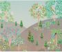 Komar Vliesbehang Persian Garden 300x250 cm (breedte x hoogte) (1 stuk) - Thumbnail 1