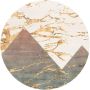 Komar Vliesbehang Precious Peaks 125 x 125 cm (breedte x hoogte) rond en zelfklevend (1 stuk) - Thumbnail 1