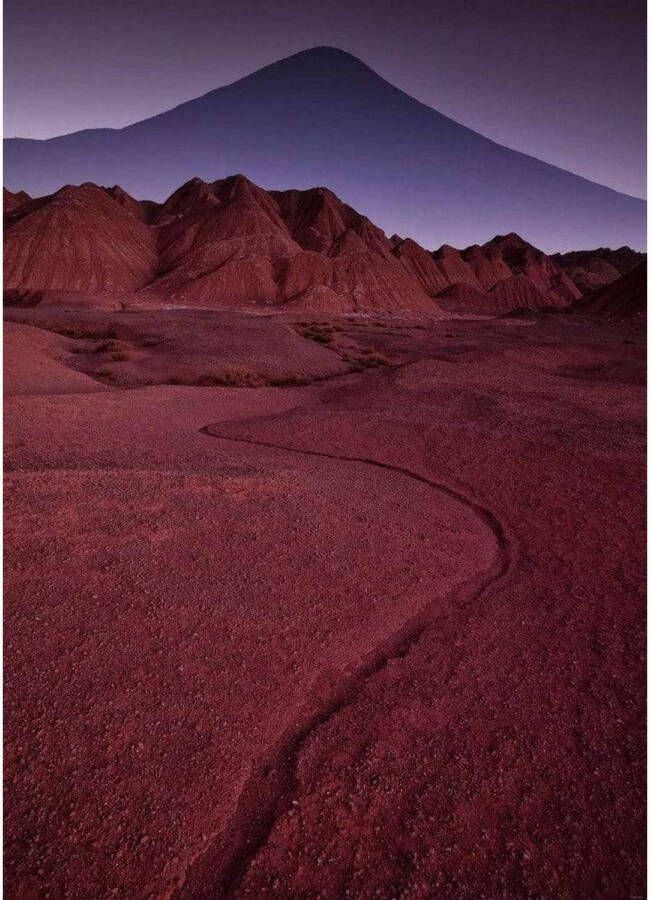 Komar Fotobehang Red Mountain Desert 200x280cm Vliesbehang