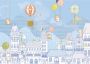 Komar Vliesbehang Digitale print vlies Rooftop Ralley Afmeting 350 x 250 cm - Thumbnail 1