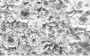 Komar Shades Black and White Vlies Fotobehang 400x250cm 4-banen - Thumbnail 1