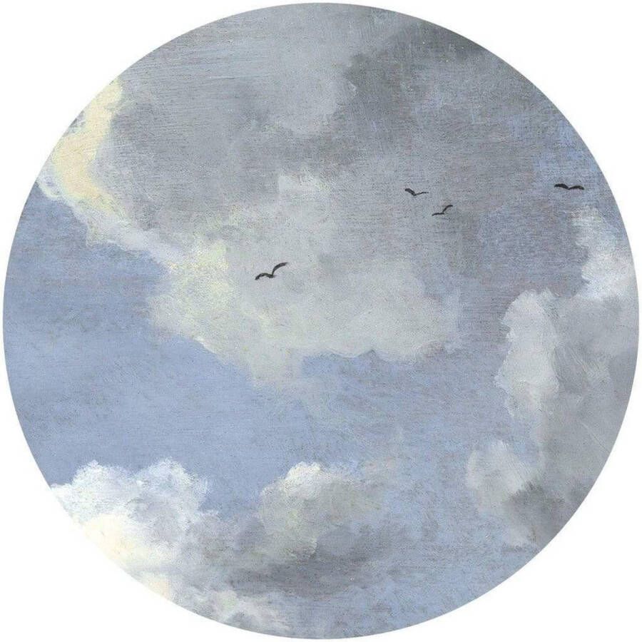 Komar Vliesbehang Simply sky 125 x 125 cm (breedte x hoogte) rond en zelfklevend (1 stuk)