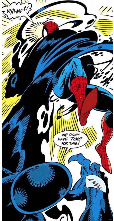Komar Vliesbehang Spider-Man Retro Comic 100x200 cm (breedte x hoogte)
