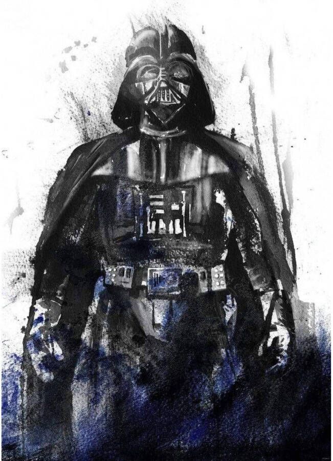 Komar Fotobehang Star Wars Watercolor Vader 200x280cm Vliesbehang