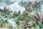 Komar Tropical Heaven Vlies Fotobehang 368x248cm 4-Delen - Thumbnail 1