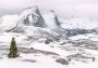 Komar White Enchanted Mountains Vlies Fotobehang 400x280cm 8-banen - Thumbnail 1
