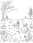 Komar Vliesbehang Winnie Pooh Walk 200x280 cm (breedte x hoogte) - Thumbnail 1