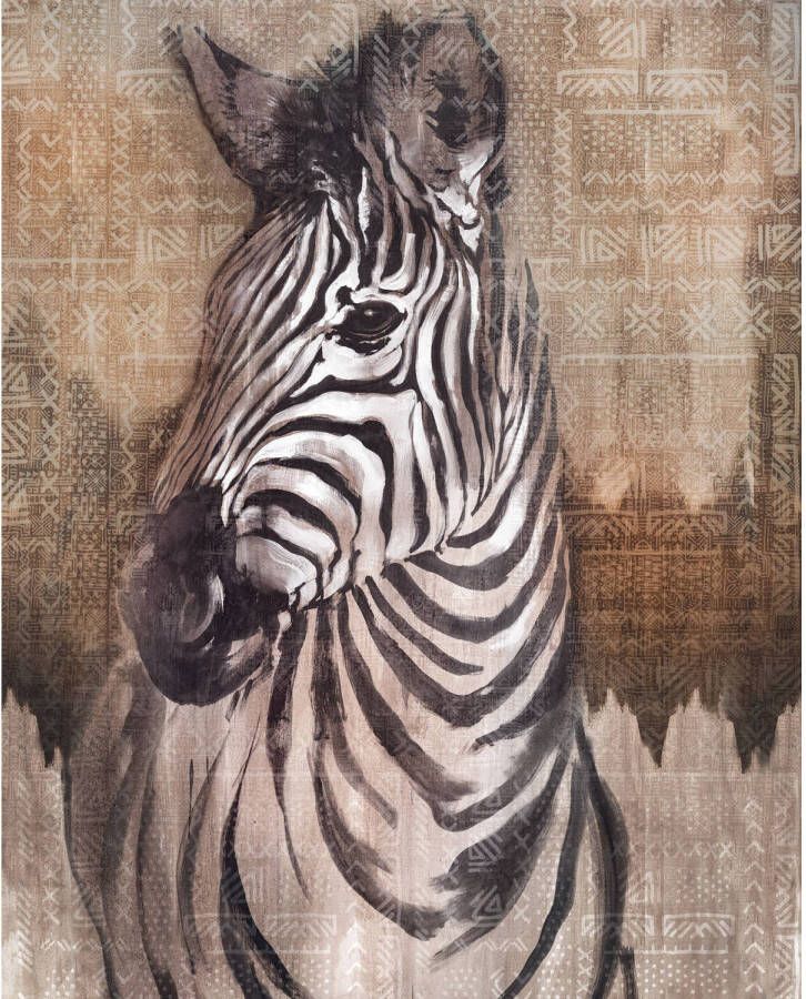 Komar Fotobehang Zebra 200x250cm Vliesbehang