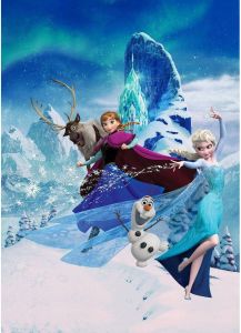 Komar Frozen Elsas Magic Vlies Fotobehang 200x280cm 4-banen