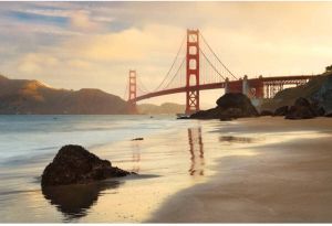 Komar Golden Gate Vlies Fotobehang 400x260cm 8-banen