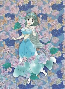 Komar Jasmin Colored Flowers Vlies Fotobehang 200x280cm 4-banen