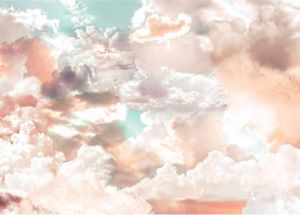 Komar Mellow Clouds Vlies Fotobehang 350x250cm 7-banen
