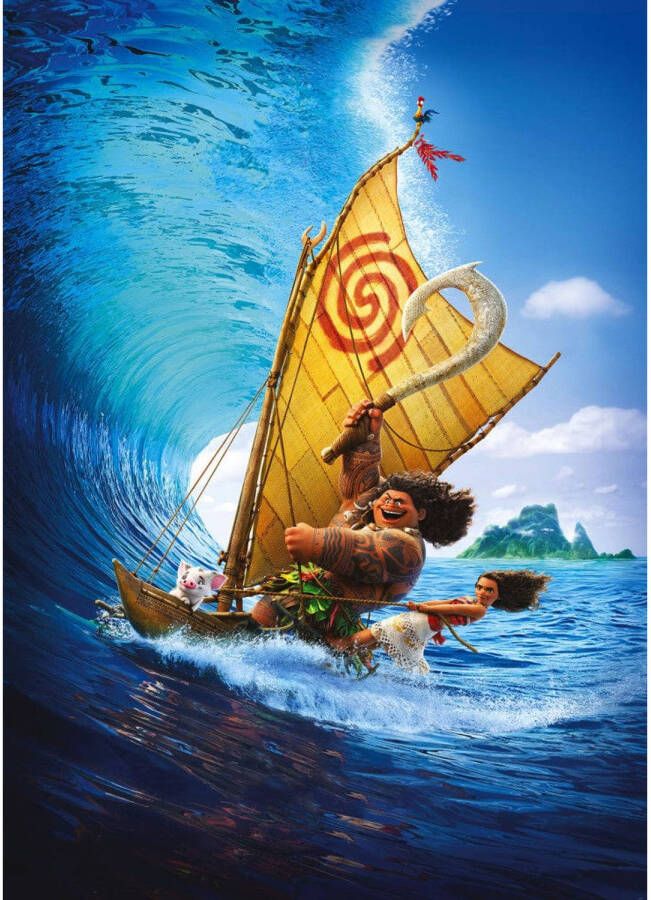 Komar Vliesbehang Moana Ride the Wave 200x280 cm (breedte x hoogte)