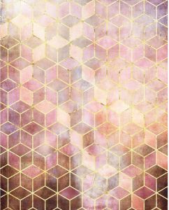 Komar Mosaik Rosso Vlies Fotobehang 200x250cm 2-banen