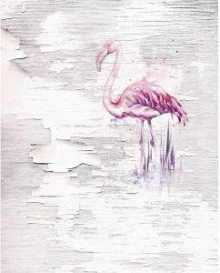 Komar Pink Flamingo Vlies Fotobehang 200x250cm 2-banen