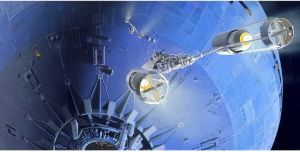 Komar Star Wars Classic Rmq Death Star Assault Vlies Fotobehang 500x250cm 10-banen