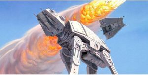 Komar Star Wars Classic RMQ Hoth Battle AT-AT Vlies Fotobehang 500x250cm 10-banen