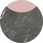 Komar Stripe Marmor Vlies Zelfklevend Fotobehang 125x125cm rond - Thumbnail 1