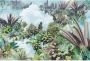 Komar Vliesbehang Tropical Heaven 368x248 cm (breedte x hoogte) inclusief plaksel - Thumbnail 1