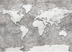 Komar World Relief Vlies Fotobehang 350x250cm 7-banen