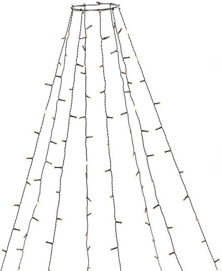 Konstsmide kerstboomverlichting boommantel led zwart 4 m
