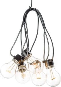 Konstsmide lichtsnoer LED koppelbaar 10 m amber 10 lampjes